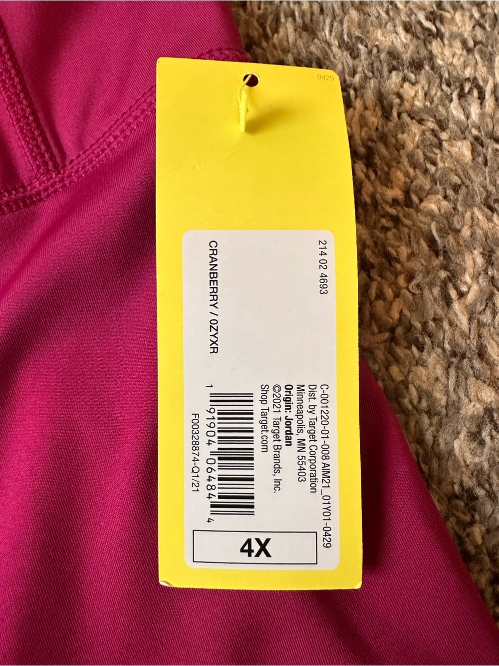 all in motion Cranberry Capri Leggings - Picture 3 of 9
